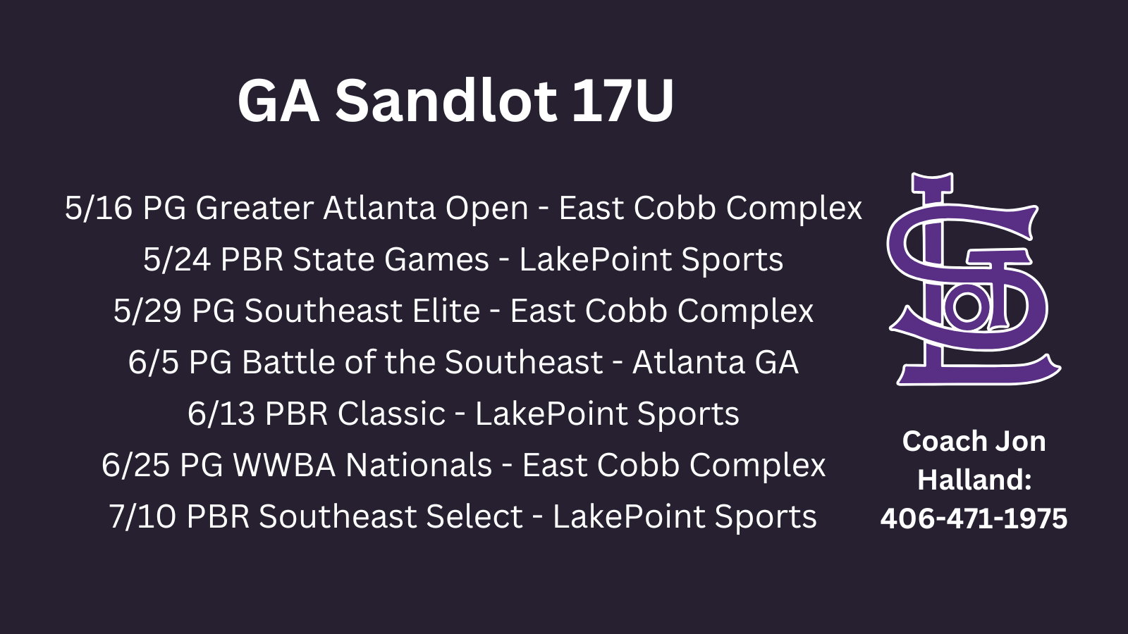 17U schedule