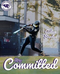 Aidan Sarden - HIGH POINT UNIVERSITY CLUB BASEBALL - NC